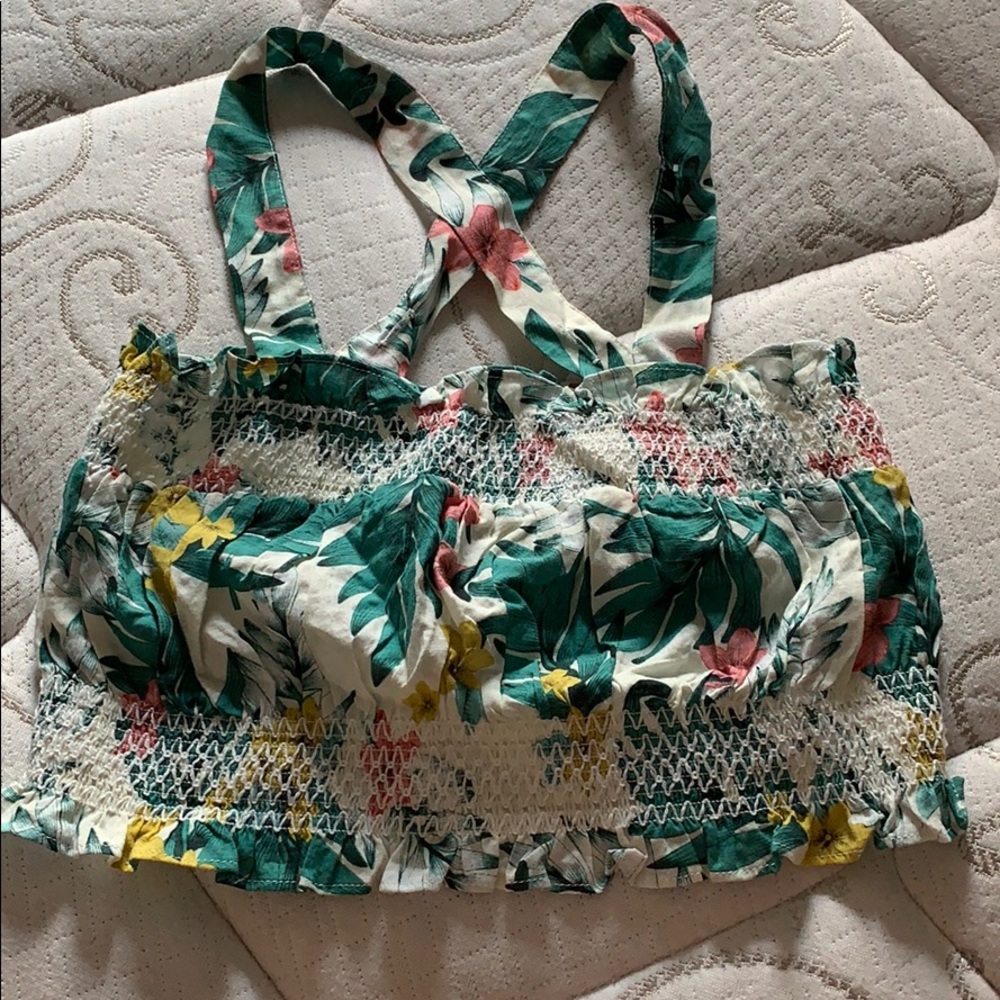 Floral crop top